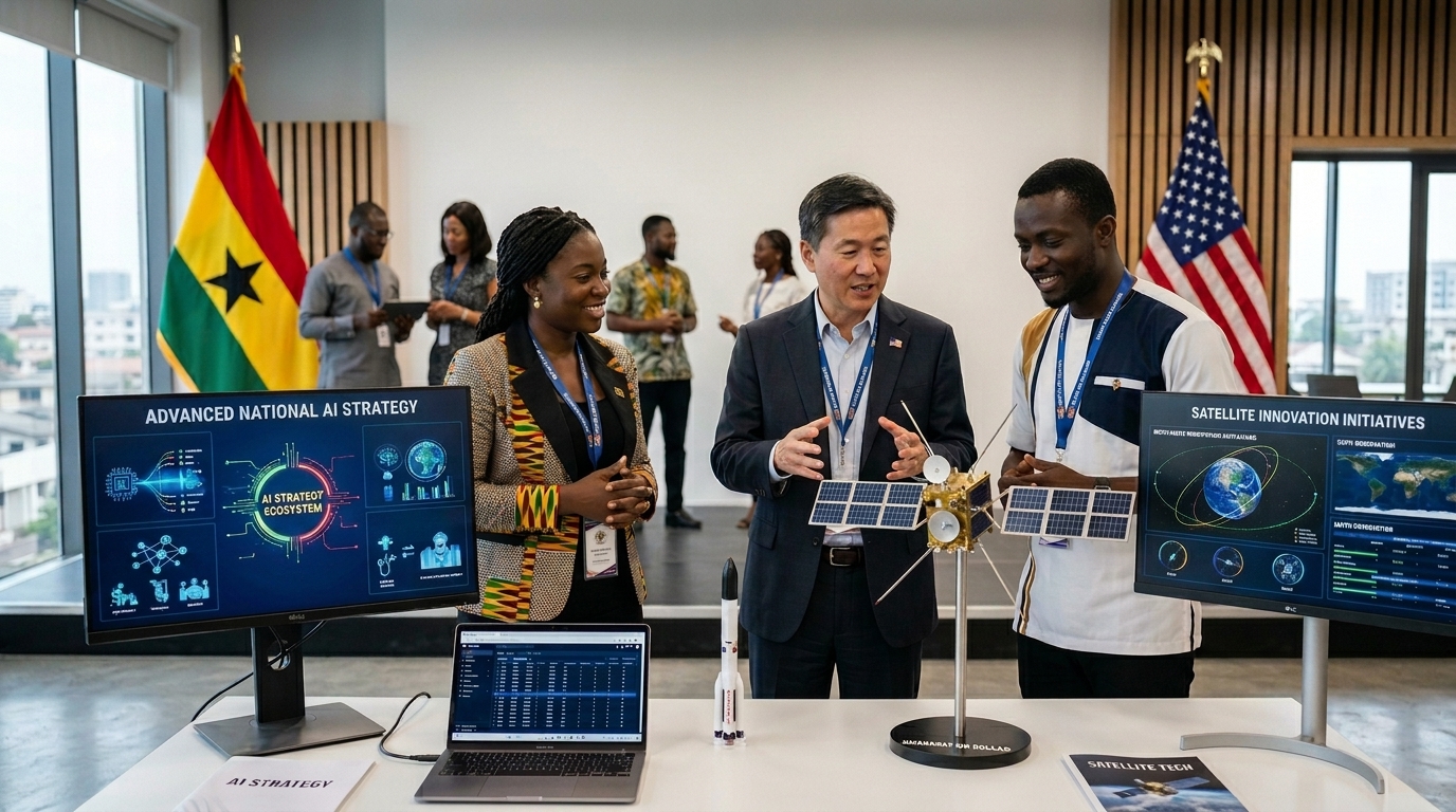 Ghana and U.S. Deepen Tech Ties Through New AI Policy and Satellite Innovation Initiatives