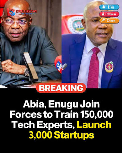 Abia, Enugu Collaborate on Training 150,000 Digital and Tech Talents
