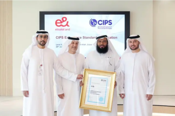 e& Transforms Procurement Operations with AI, Receives CIPS Global Recognition