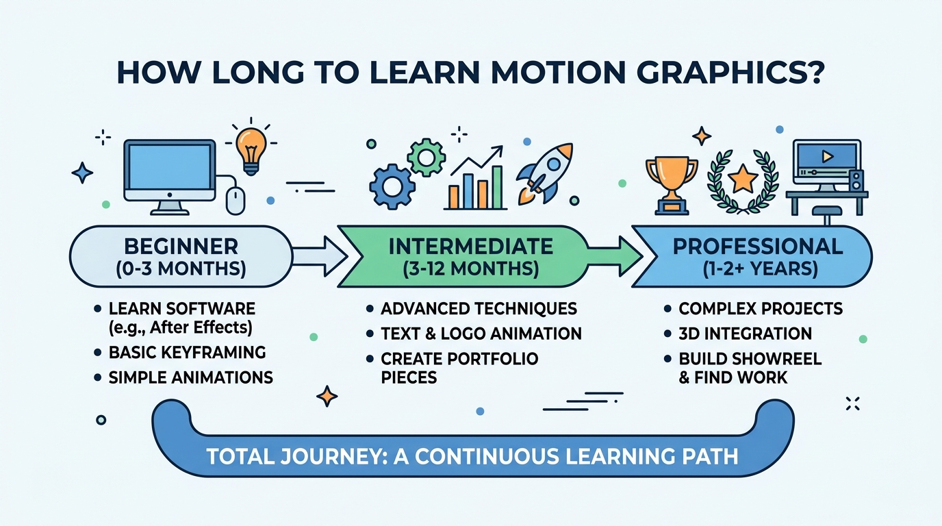 How Long Does It Take to Learn Motion Graphics?