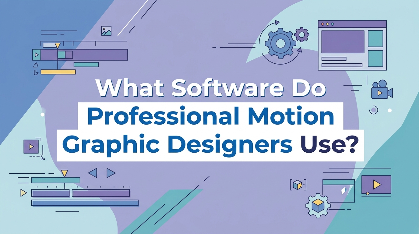 What Software Do Professional Motion Graphic Designers Use?