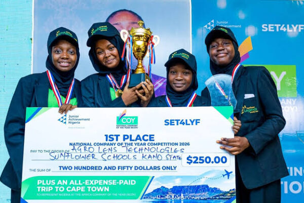 Agrolens Technologies Emerges Winner of Junior Achievement Nigeria’s 2026 Company of the Year Award