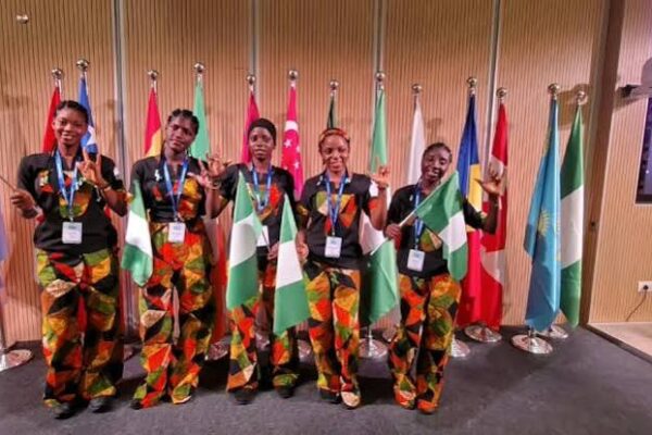 Five hearing-impaired Nigerian girls shine at global tech summit