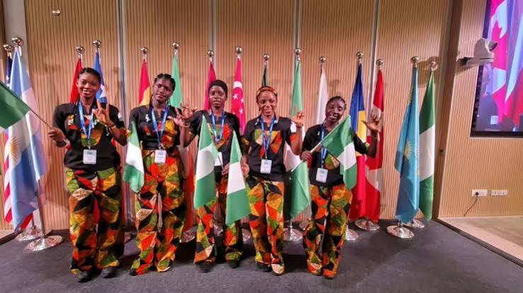 Five hearing-impaired Nigerian girls shine at global tech summit